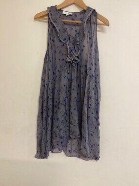 IRO Floral print dress w/detached lining size 36 Small/Med NEVER WORN